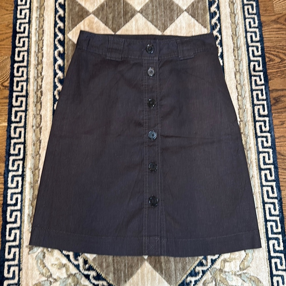 BANANA REPUBLIC linen blend skirt